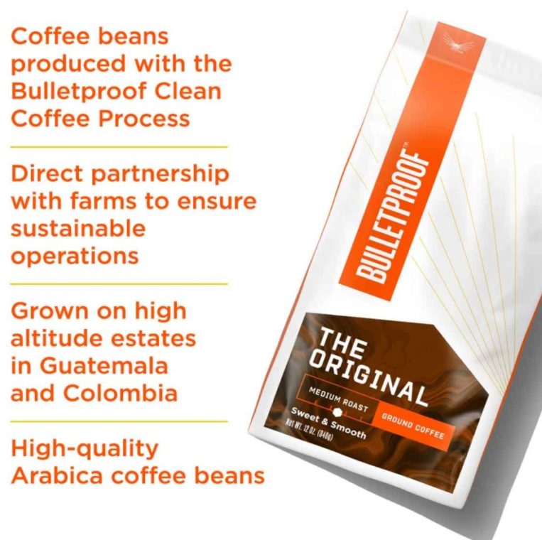 Bulletproof The Original Ground Coffee for French Coffee
