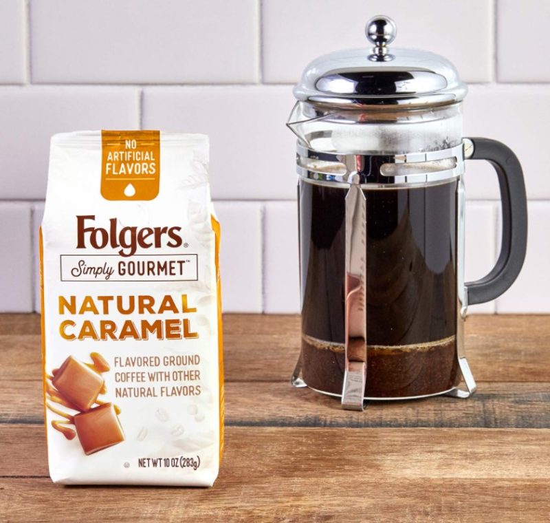 Folgers Simply Gourmet Natural Caramel Flavored Ground Coffee