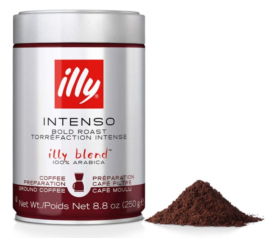 illy Intenso Ground Drip Coffee, Bold Roast