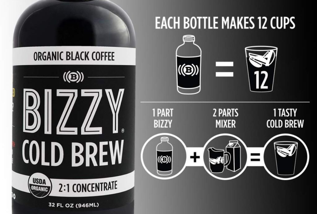 Bizzy Organic Cold Brew Coffee | Concentrate