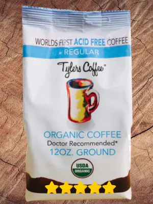 Tylers Acid Free Organic Ground Coffee