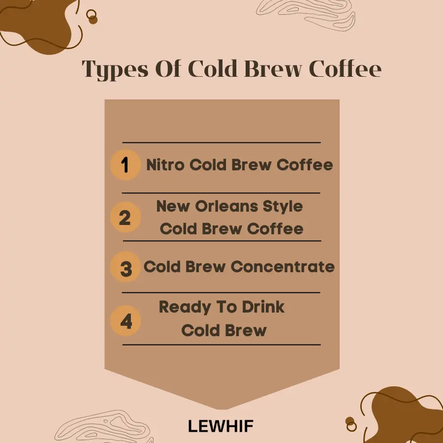 Types Of Cold Brew Coffee
